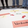 Collage mit verschiedenen Wörter wie Veränderung